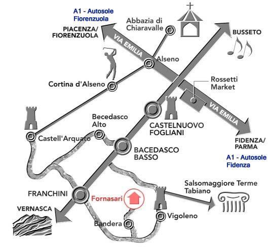 Casa Dell' Abbondanza B&B Agriturismo Vigoleno 外观 照片